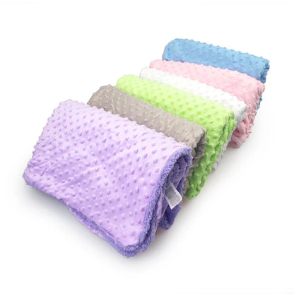 Baby Blanket & Swaddle Wrap – Newborn Thermal Soft Fleece Winter Bedding Set with Cotton Quilt | Infant Sleeping Cover
