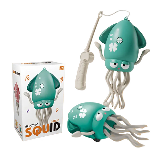 Dancing Octopus Baby Toy – Interactive Tummy Time Toy with Music & LED Lights, Crawling Obstacle-Avoiding Octopus for Infants, Toddlers & Kids