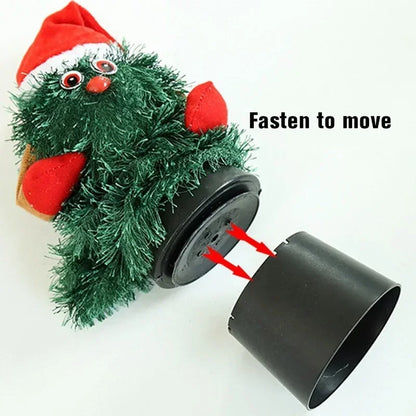 Dancing & Singing Christmas Tree Toy | Electric Plush Doll with Music | Cute Kids Green Plush, Xmas Home Decor & Holiday Gift
