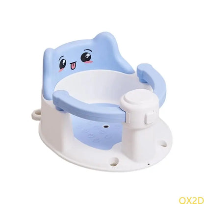 Infant Bathtub with Backrest Support – Baby Bath Tub for 6–15 Months, Non-Slip with Suction Cups, Easy to Remove