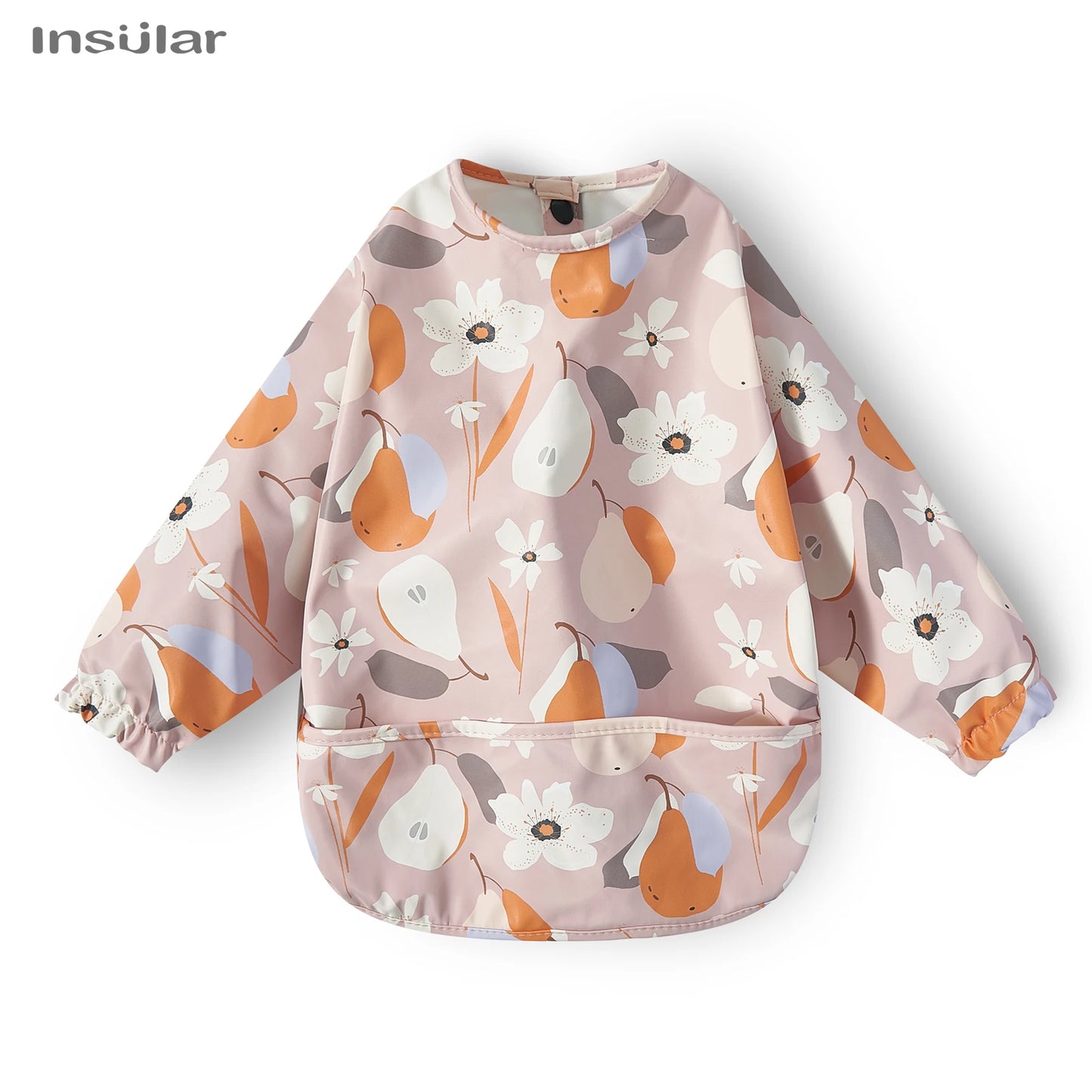 New Children Feeding Aprons – Waterproof Long Sleeve Baby Bib with Pocket | Full Cover Baby Bibs for Toddlers Boys & Girls