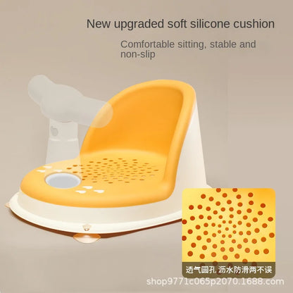 Children’s Portable Shower Seat – Baby Bath Stand for Newborns & Toddlers | Safe & Comfortable Growth Accessory for Kids