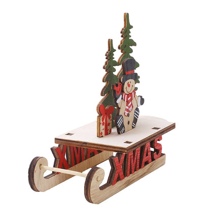 DIY Wooden Christmas Tree for Kids | Handmade 3D Stereo Scene Decoration | Children’s Christmas Ornaments & Holiday Craft