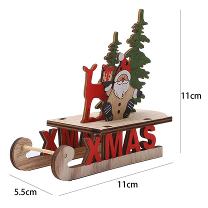 DIY Wooden Christmas Tree for Kids | Handmade 3D Stereo Scene Decoration | Children’s Christmas Ornaments & Holiday Craft