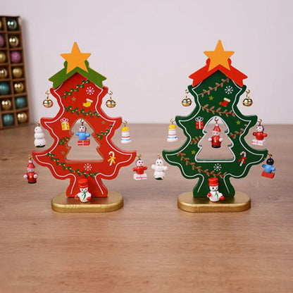 DIY Wooden Christmas Tree for Kids | Handmade 3D Stereo Scene Decoration | Children’s Christmas Ornaments & Holiday Craft