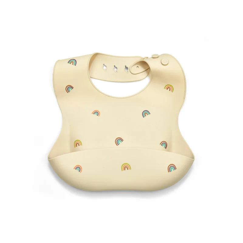 Baby Silicone Bib – Waterproof Feeding Bib for Infants & Toddlers | Adjustable, Fashionable Saliva Towel for Boys & Girls