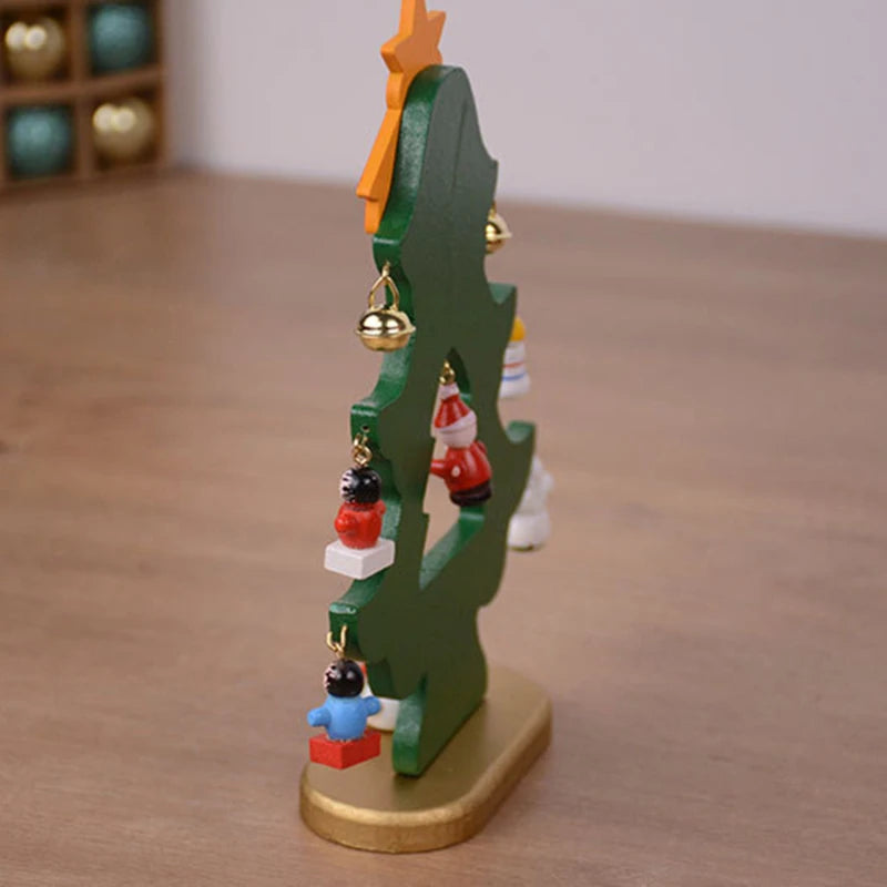 DIY Wooden Christmas Tree for Kids | Handmade 3D Stereo Scene Decoration | Children’s Christmas Ornaments & Holiday Craft