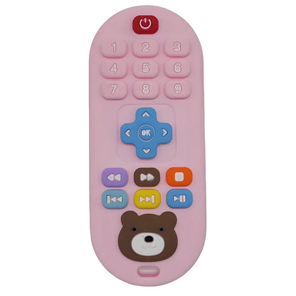1/4pcs Baby Teething Remote Control Toy | Silicone Simulation Teether for Infants & Toddlers | Safe Chew Toy for Teething Relief