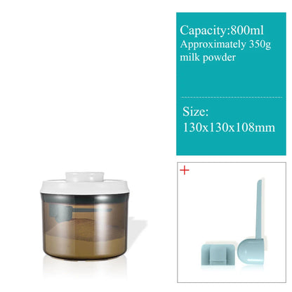 Light-Proof Milk Powder Sealed Can – Portable Snap-On Storage Bucket, Moisture-Proof Container for Baby Formula, Rice & Noodles