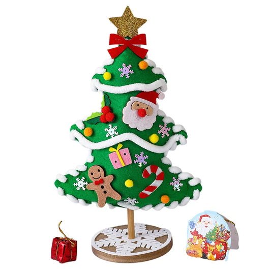 DIY Christmas Tree Crafts Kit for Children | Handmade Toys, Puzzle Craft Set, Xmas Decorations & Christmas Gifts