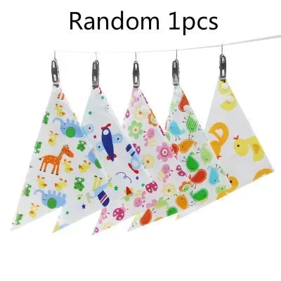 Baby Bed Hanging Storage Bag | Cotton Crib Organizer with Diaper & Toy Pockets | Newborn Bedding Accessories