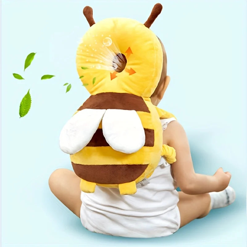 Little Bee Baby Pillow | Breathable Anti-Fall Hat for Infant Head Protection | Safe Toddler Cushion & Christmas Gift