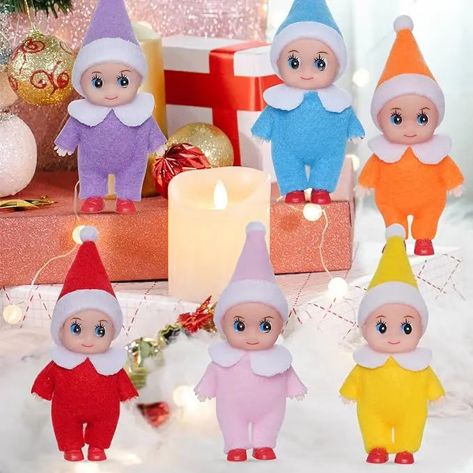 Colorful Christmas Baby Elf Doll | Cute Elf Boy & Girl Dolls | Xmas Decorations, Kids Toys & Pregnant Mother’s Holiday Gift