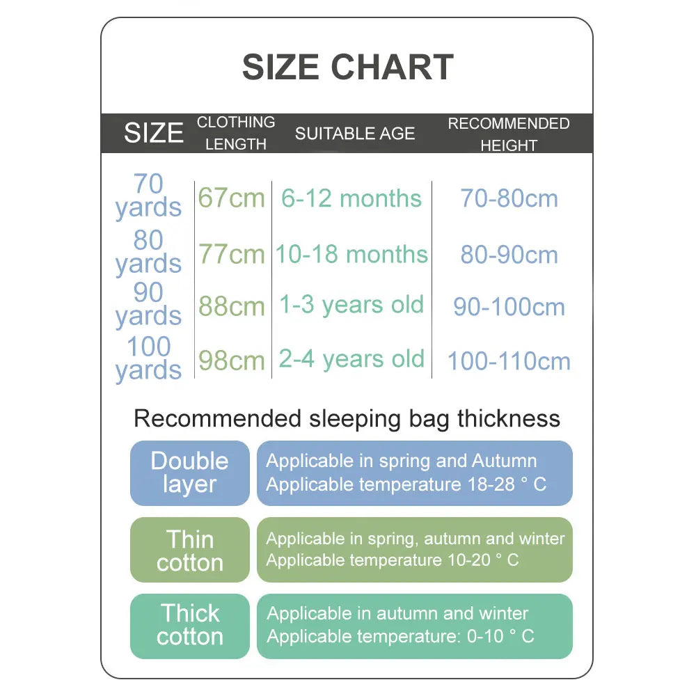 Baby Cartoon Split-Legged Sleepsack – Thickened Children’s Sleeping Bag with Detachable Sleeves for Boys & Girls, Autumn & Winter