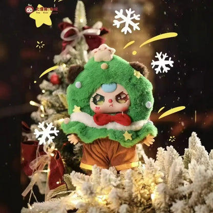 In Stock Baby Three 400% Christmas Limited Style Vinyl Doll Kawaii Doll Character Big Baby Collection Blind Box Cute Toys Gifts