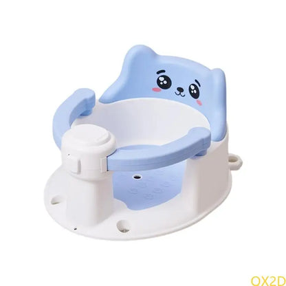 Infant Bathtub with Backrest Support – Baby Bath Tub for 6–15 Months, Non-Slip with Suction Cups, Easy to Remove