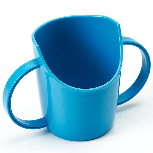 Baby Training Cup – Anti-Choking Slanted Mouth Water & Milk Cup with Nose Protection for Infants & Toddlers