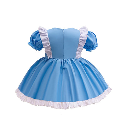 Baby Girl 3pcs Halloween Disney Princess Dress Set | Costume Outfit for Parties, Birthdays & Photoshoots