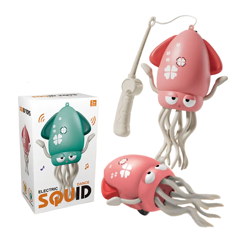 Dancing Octopus Baby Toy – Interactive Tummy Time Toy with Music & LED Lights, Crawling Obstacle-Avoiding Octopus for Infants, Toddlers & Kids