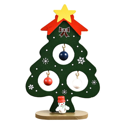 DIY Wooden Christmas Tree for Kids | Handmade 3D Stereo Scene Decoration | Children’s Christmas Ornaments & Holiday Craft