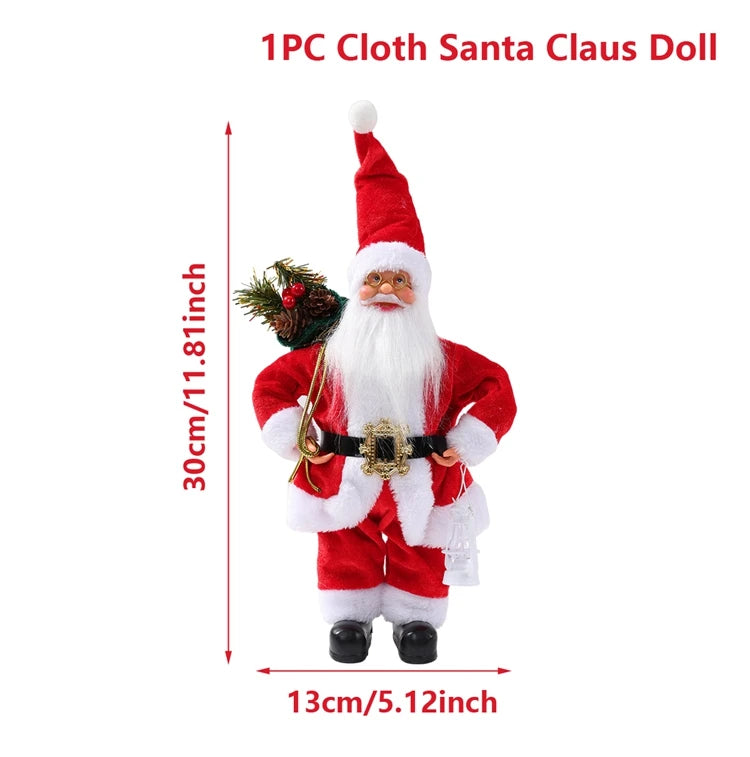 Christmas Santa Claus Doll | Merry Christmas Home Decorations | 2025 Xmas Ornament & New Year 2026 Gifts