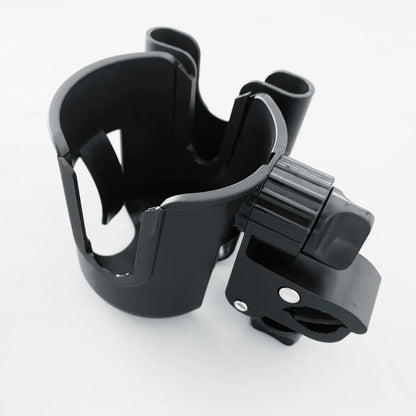 Pram Cup Holder & Phone Holder – Universal Stroller Bottle Holder with Anti-Slip Design | Baby Pram Accessories for Drinks & Mobile