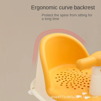 Children’s Portable Shower Seat – Baby Bath Stand for Newborns & Toddlers | Safe & Comfortable Growth Accessory for Kids
