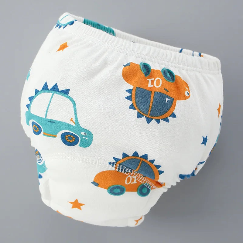 Baby Training Pants – 6 Layer Cotton Cloth Diapers | Breathable, Reusable & Washable Underwear for Toddlers & Children